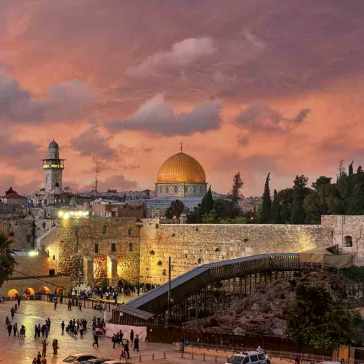 Jerusalén, ciudad candidata a acoger Eurovisión 2019.